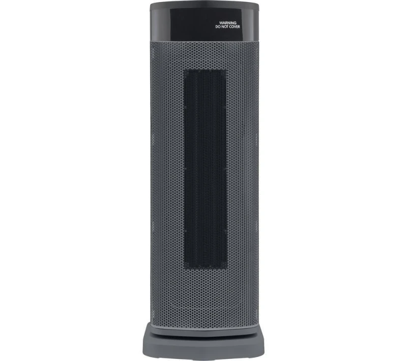 Image of Morphy Richards HeatFlux Hot & Cool Ceramic Fan Heater - Grey, Silver/Grey 5056765401991