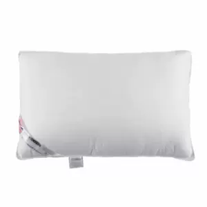 image of Anti Stress Pillow Carbon Enriched Super Microfibre Extra Fill - White - Homescapes