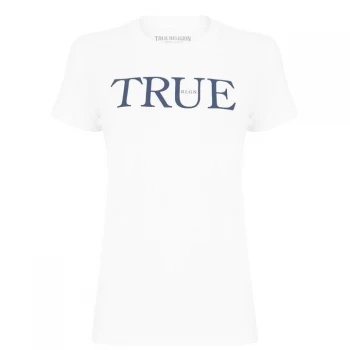 image of True Religion True Religion Slim Fit Logo T Shirt - White 1700