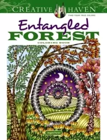 image of Creative Haven Entangled Forest Coloring Book