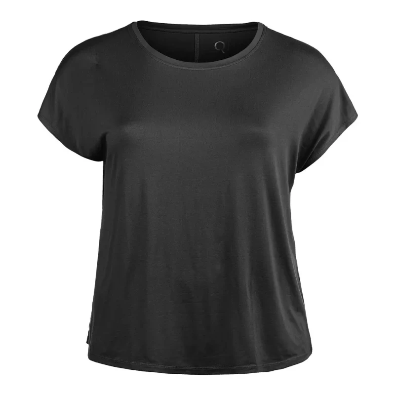 Image of Q Sportswear Womens T-Shirt Q Sportswear Jenirei Soft Touch Noir Female 44