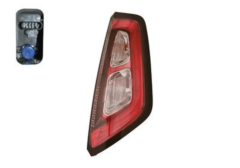 Image of VAN WEZEL 1619922 Rear light with bulb holder, Right Combination Rearlight (391)