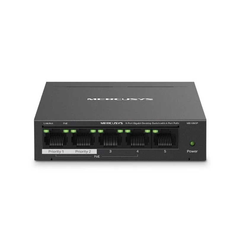 Image of 5-Port Gigabit Switch With 4-Port PoE+