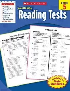Image of Scholastic Success with Reading Tests: Grade 5 Workbook by Scholastic