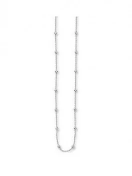 image of Thomas Sabo Sterling Silver 'Dots' Chain Necklace, One Colour, Women