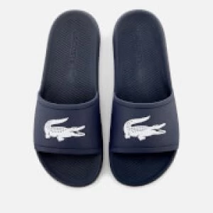 Lacoste Mens Croco Slide 119 1 Sandals - Navy/White - UK 11 - Navy/White