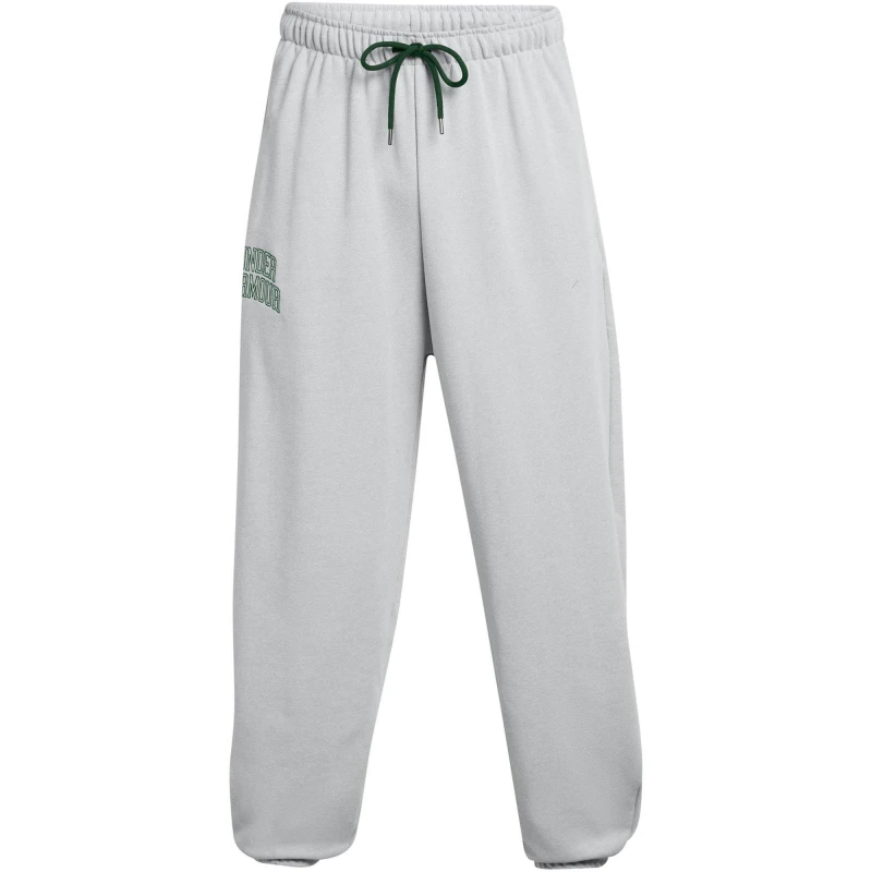 Image of Under Armour Mens Closed Hem Fleece Terry Joggers Grey male XS