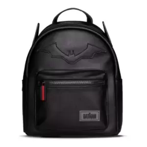 Image of DC COMICS The Batman Logo Novelty Mini Backpack, Female, Black (MP735240BAT)