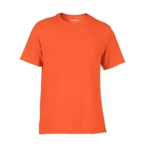 image of Gildan Mens Core Performance Sports Short Sleeve T-Shirt (S) (Orange)