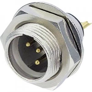 image of XLR connector Plug vertical mount Number of pins 4 Silver Rean AV RT4MPR