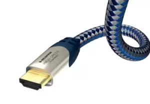 image of Inakustik 0042305 HDMI cable 5m HDMI Type A (Standard) Blue, Silver