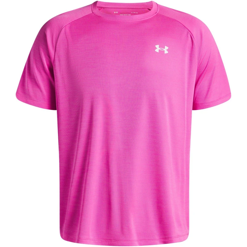Image of Under Armour Tech 2.0 Short Sleeve T-Shirt Mens Rebel Pink male L