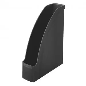 Image of Leitz Plus Magazine File A4 Black - Outer carton of 6