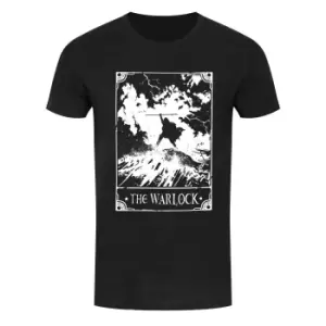 Image of Deadly Tarot Mens The Warlock T-Shirt (XXL) (Black Heather)