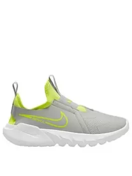 Image of Nike Flex Runner 2 - Grey/Green, Grey/Blue, Size 4