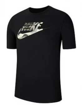 image of Nike Sportswear Camo Logo T-Shirt