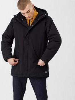 image of Levis Padded Parka Jacket - Caviar Blue