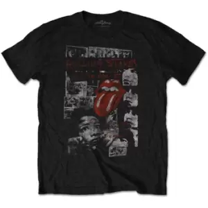 Image of The Rolling Stones - Elite Faded Unisex XX-Large T-Shirt - Black