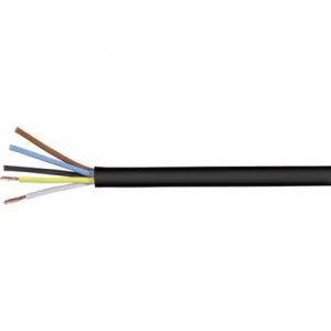 Image of Flexible cable H05VV F 5 G 1.50 mm Black LappKabel