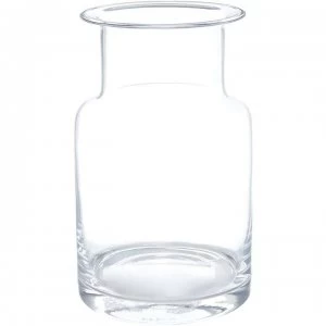 Image of Linea Clear bottle vase 25cm - Clear