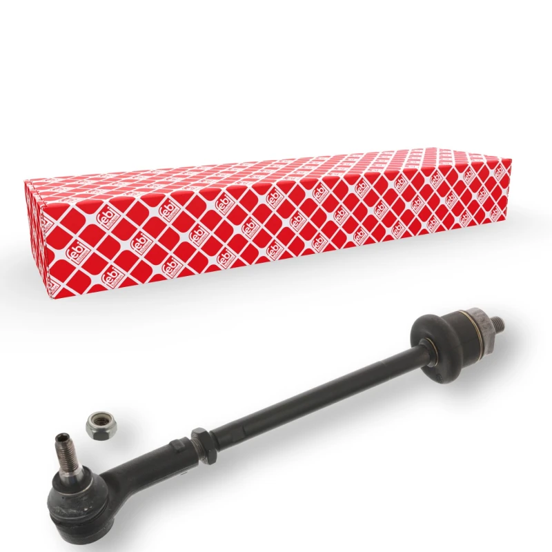 Image of FEBI BILSTEIN 10886 Tie Rod Front Axle Left, with lock nut Rod Assembly (284)