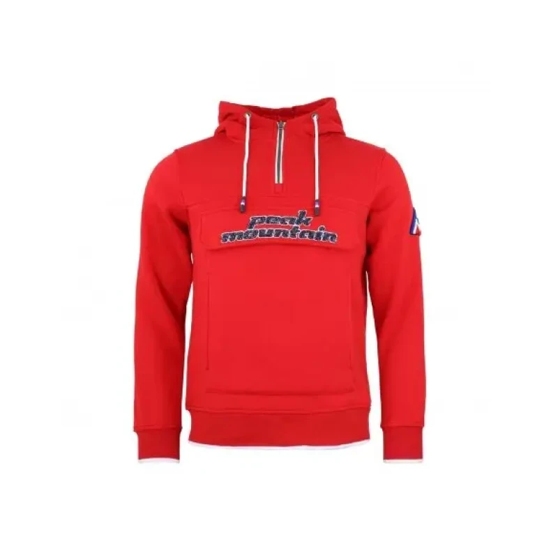 Image of Peak Mountain Hoodie fleece Peak Mountain Ceflow Rouge Male M CEFLOW/XH-ROUGE