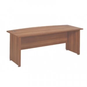 image of Avior 2000mm Bow Front Desk Cherry KF838255