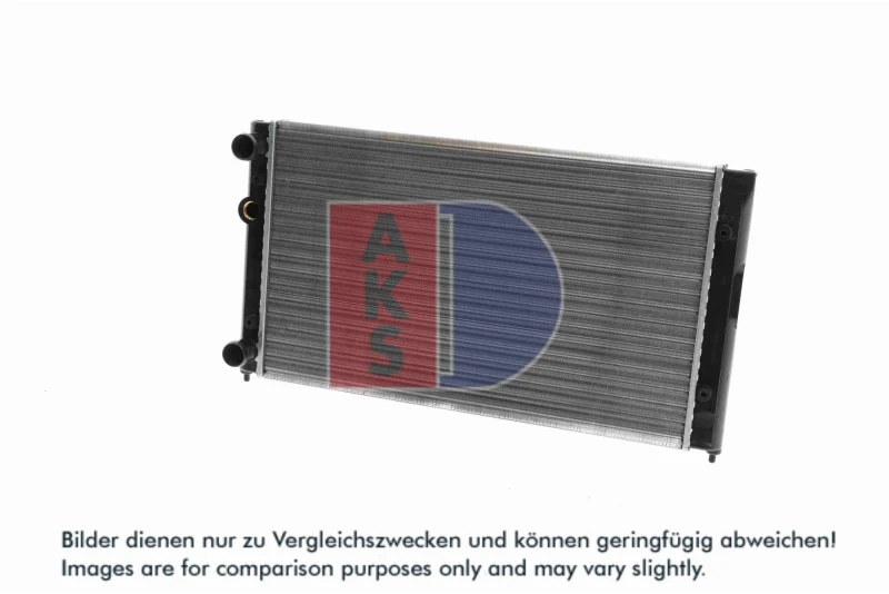 Image of AKS DASIS 040770N Engine radiator Aluminium, Mechanically jointed cooling fins Radiator,engine cooling (470)