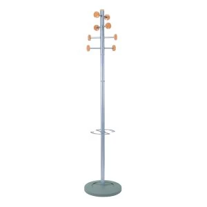 image of Alba Timby Coat Stand MetalWood