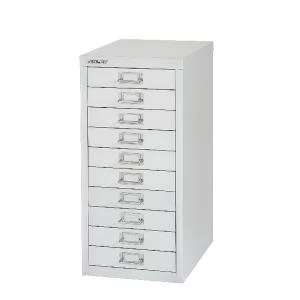 Image of Bisley 10 Drawer Cabinet Silver BY40500