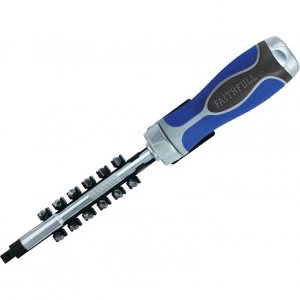 Image of Faithfull 13 Piece Ratchet Screwdriver Set