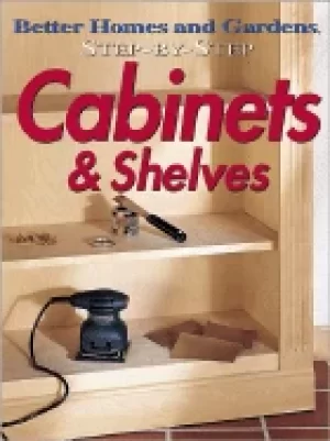 Image of step by step cabinets and shelves