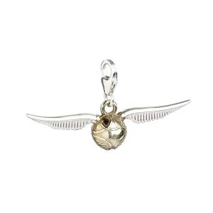 Image of Sterling Silver Golden Snitch Clip on Charm