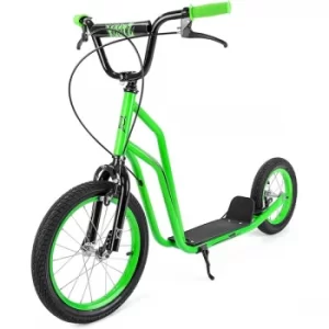 image of Xootz BMX Scooter Green Steel, Plastic, Rubber