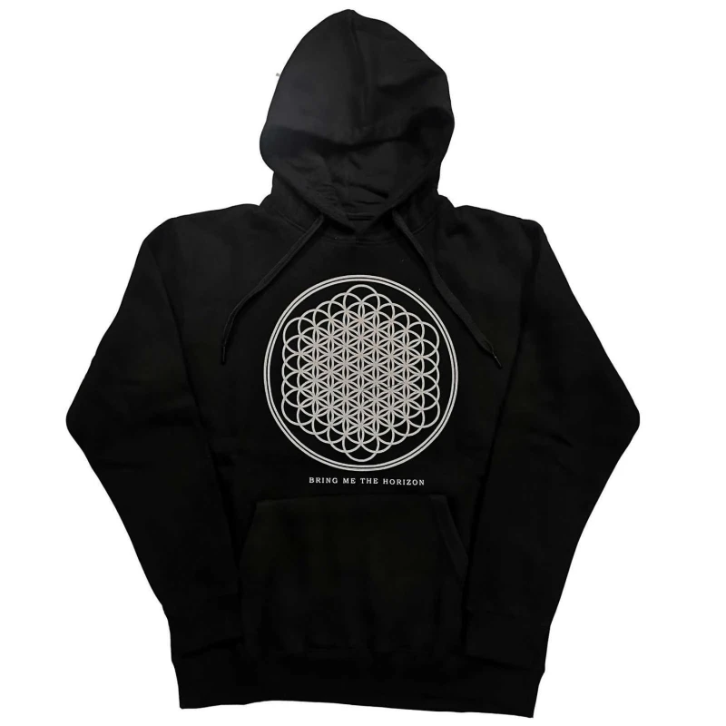 Image of Bring Me The Horizon Mens Sempiternal Pullover Hoodie in Black Size: Large Black Male L