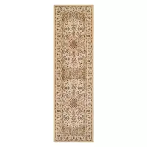 Image of Oriental Weavers Royal Classic Runner Rug Cream Gold 217W 68X235cm