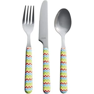 image of Amefa 0035MZWB83A30 Jazzy Childrens Cutlery Stainless Steel Mixed