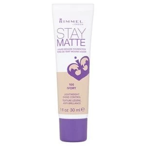 image of Rimmel Stay Matte Foundation Ivory Nude