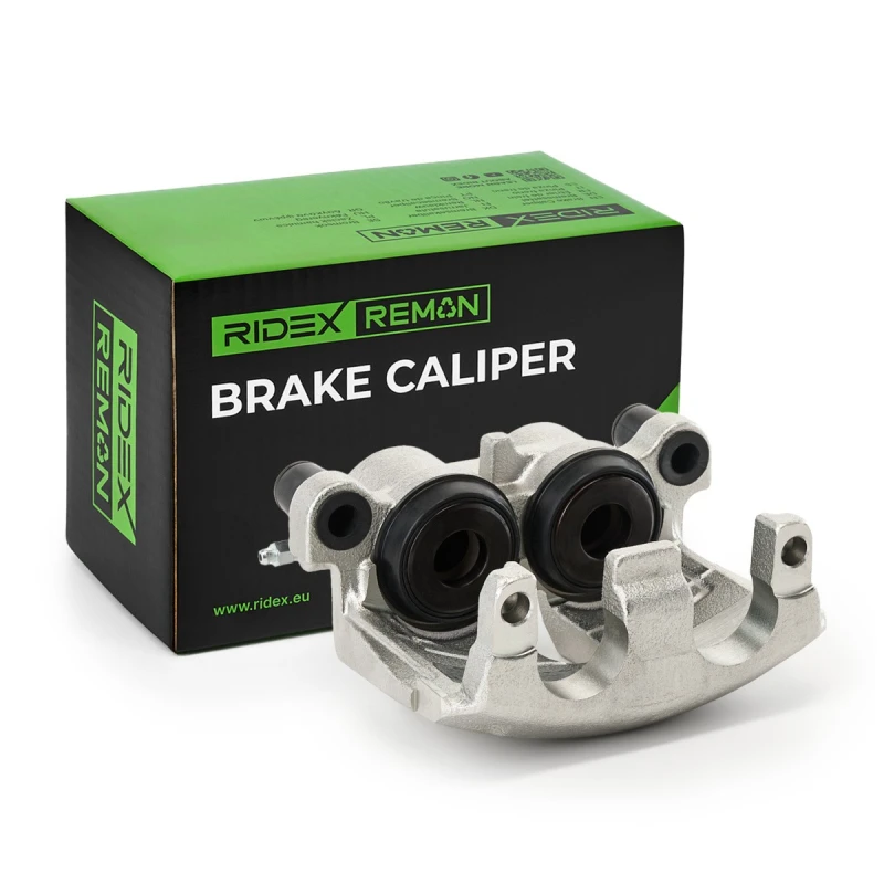 Image of RIDEX REMAN 78B1314R Brake caliper Front Axle Grey Cast Iron Brake Caliper (78)
