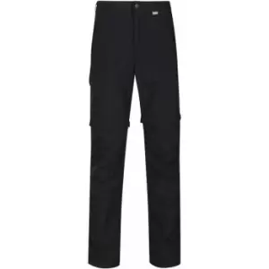 Image of Regatta Mens Leesville II Zip Off Trousers (32L) (Ash) - Ash