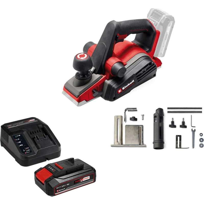 Image of Einhell Professional TP-PL 18/3 Li BL 18v Cordless Brushless Planer TP-PL 18/3 Li BL - Solo Batteries: 1 x 2.5ah Li-ion