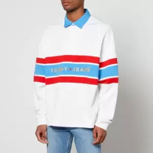 Image of Tommy Jeans Archive Cotton Rugby Top - M