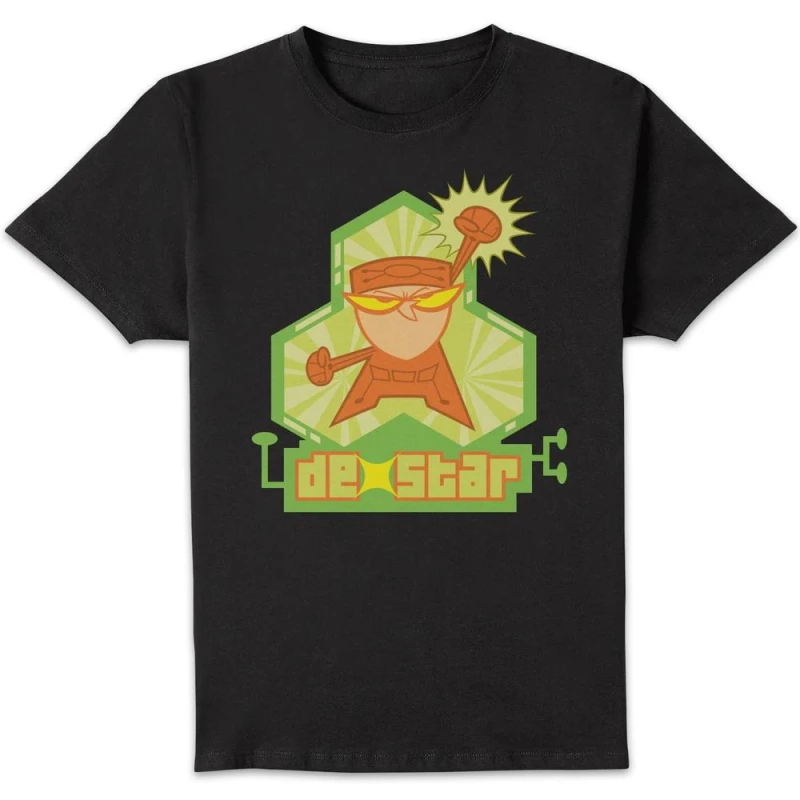 Image of Dexters Lab DexStar Hero Men's T-Shirt - Black - S