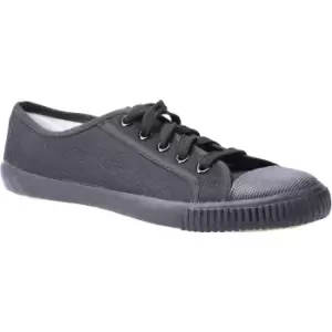Image of Mirak Unisex Adult Toe Cap Plimsolls (7 UK) (Black)