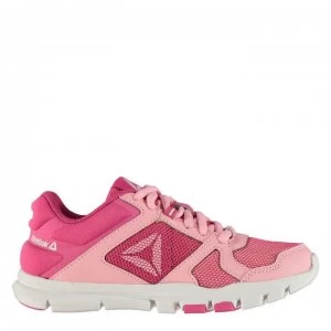 image of Reebok Your Flex 10 Junior Girls Trainers - Light Pink/Pink