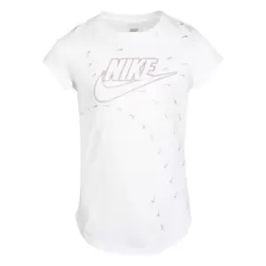 Image of Nike Swooshfetti T Shirt Infant Girls - White