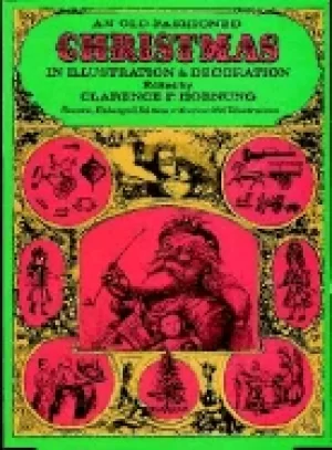 Image of old fashioned christmas in illustration and decoration