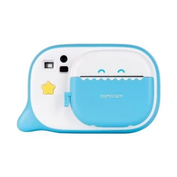 Image of Creacam Instant Camera with 3 Packs of Paper - Blue