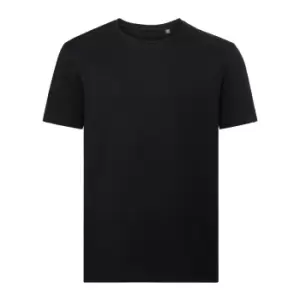 Image of Russell Mens Authentic Pure Organic T-Shirt (L) (Black)