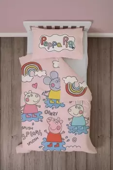 Image of Peppa Pig Playful Junior Panel Duvet